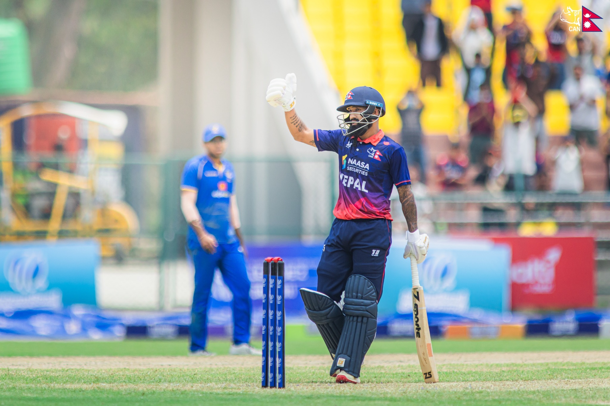 दीपेन्द्रकाे अर्धशतकमा यूएईमाथि नेपालकाे सहज जित