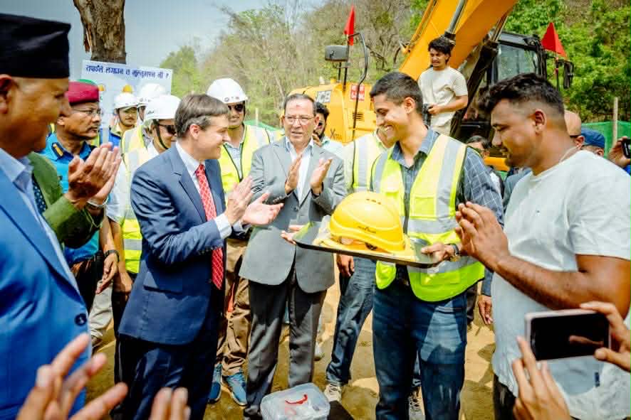 एमसीए नेपालद्वारा धानखोला–लमही सडक स्तरोन्नति कार्य सुरु