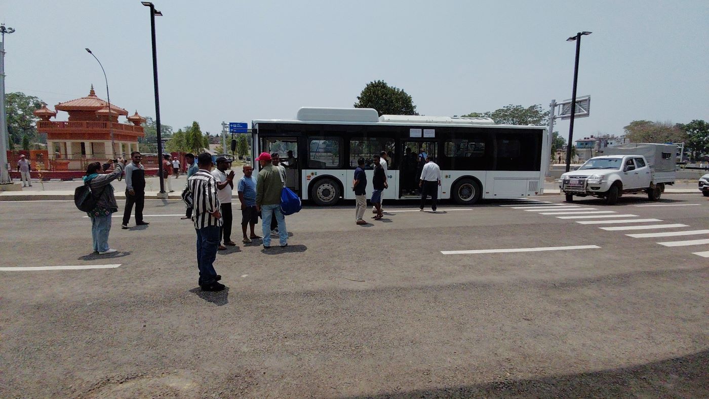 नेपालगञ्ज विमानस्थलमा आजदेखि निःशुल्क ट्रलीबस सेवा सुरु