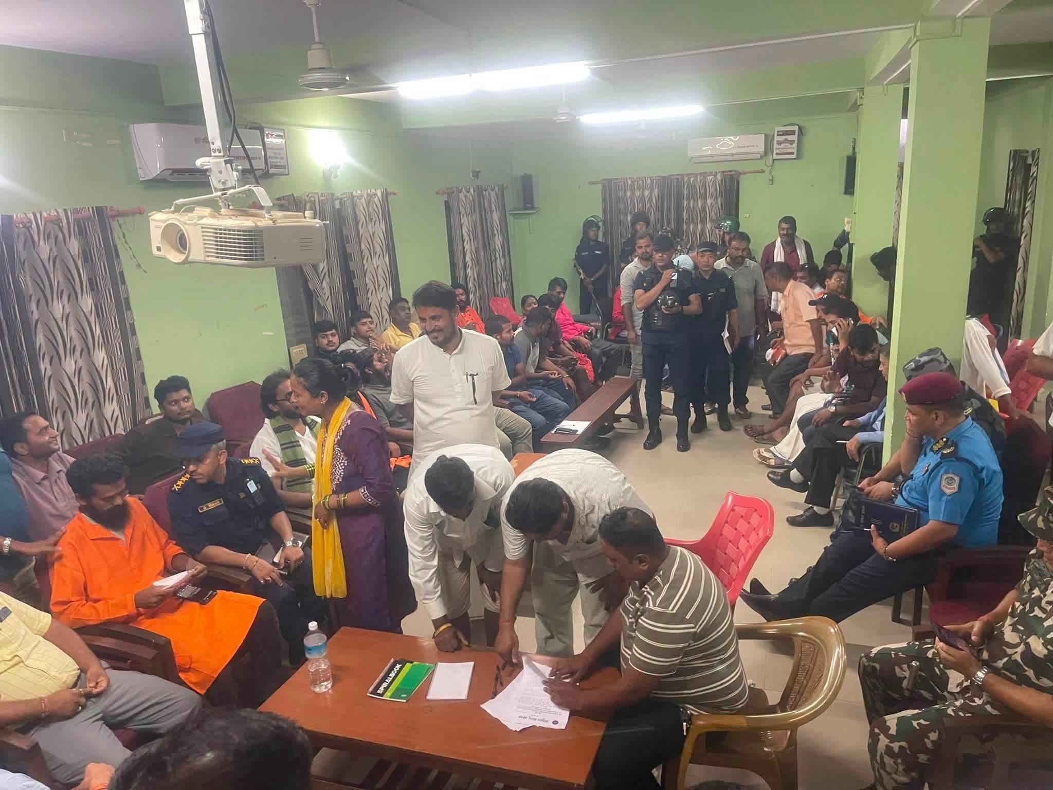 सरकार र हिन्दुवादी मोर्चबीच ११ बुँदे सहमति