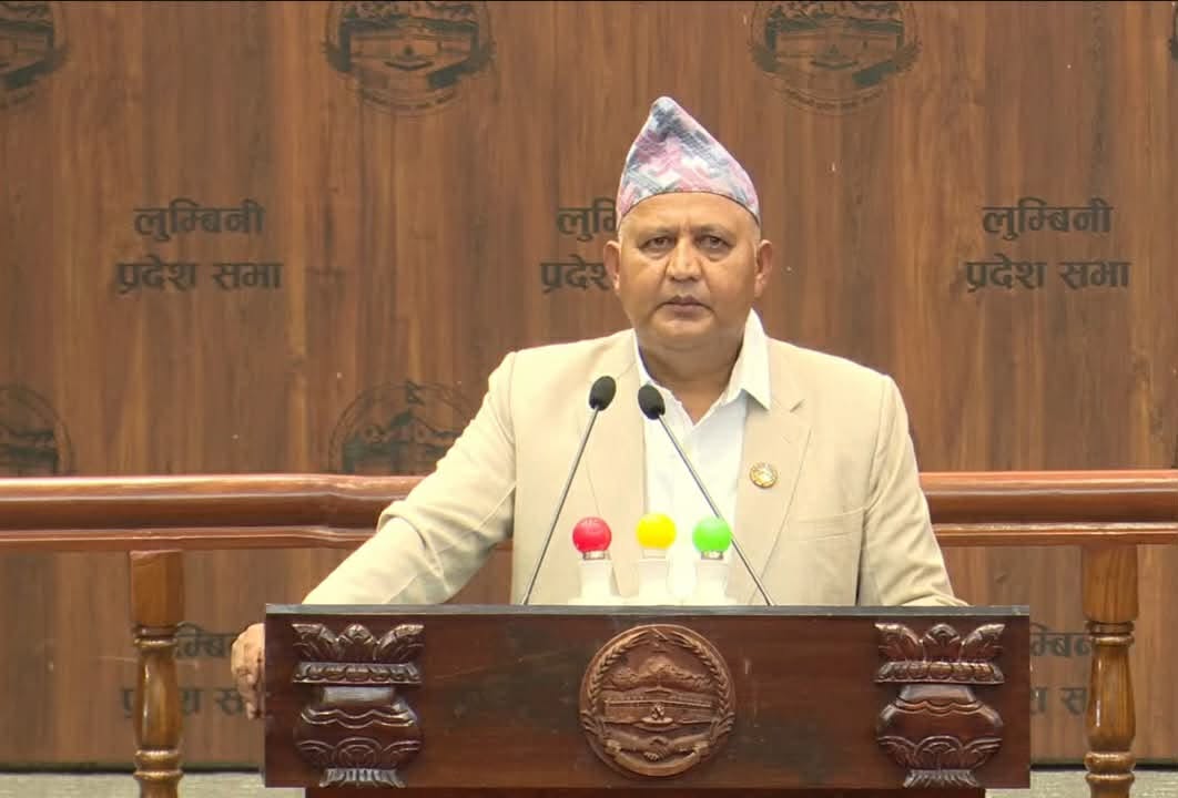 लुम्बिनीका मुख्यमन्त्री आचार्यले मागे विश्वासको मत