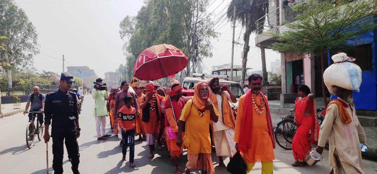 मिथिलाञ्चलमा सुरु भयो १५ दिने मध्यपरिक्रमा