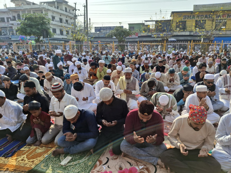 नेपालगञ्जमा धुमधामले ईद पर्व मनाइयो