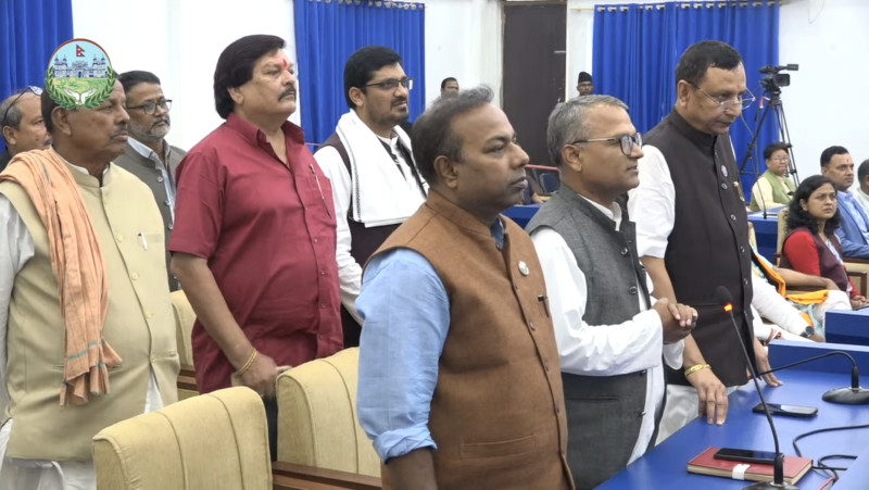 मधेश प्रदेशसभाको बैठक सुरु हुनासाथ स्थगित