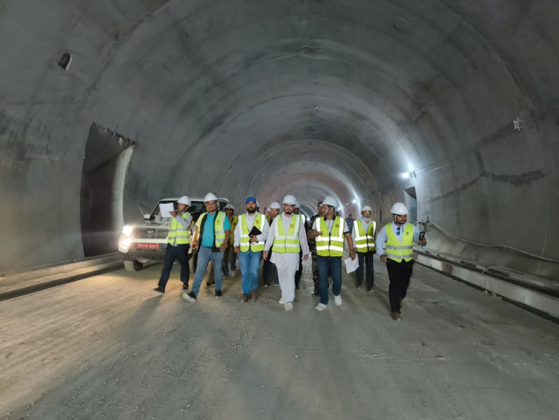 सिद्धबाबा सुरुङमार्ग निर्माणलाई तीव्रता दिन पूर्वाधारमन्त्री लम्सालकाे निर्देशन