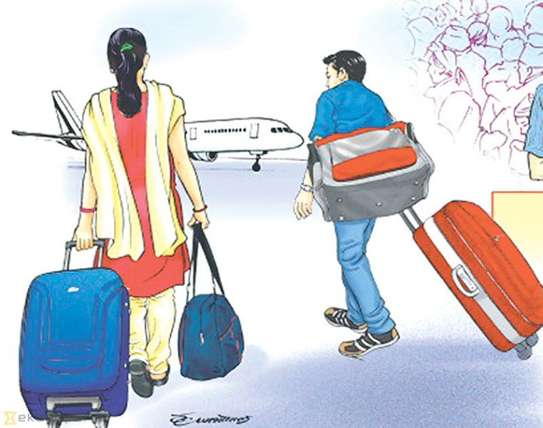 रामेछापका २४ प्रतिशत घरका मानिस वैदेशिक रोजगारीमा, खाद्यान्नमै सकिन्छ रेमिट्यान्स