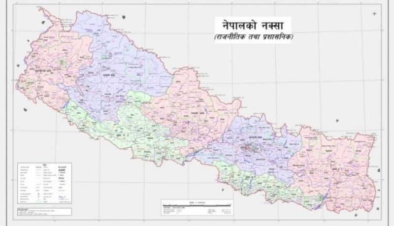 २७ जिल्लामा अद्यावधिक नक्सा पुग्न बाँकी