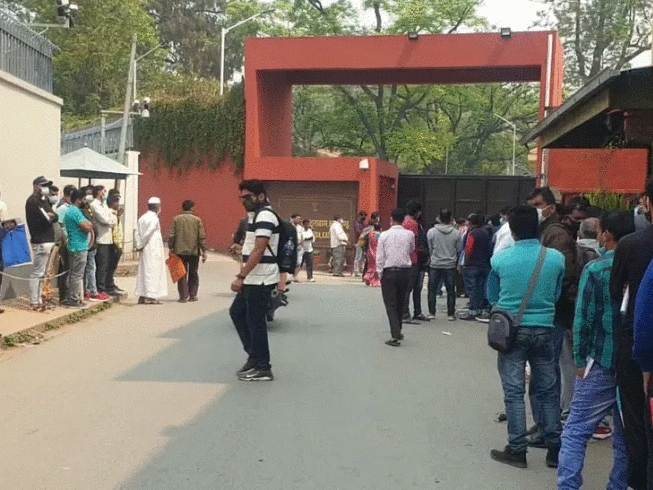 नेपाल हुँदै तेस्राे देश जान ९ हजार बढी भारतीय नागरिक काठमाडाैंमा