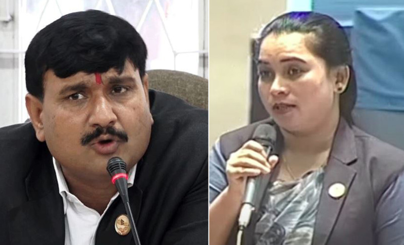 महिला समितिको बैठकमा सभापति साह र माओवादी सांसद कुसारीबीच नोकझोक
