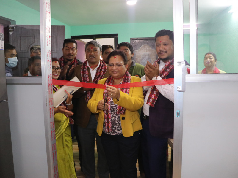 मन्त्री भुसालद्वारा खोकनामा नागरिक स्वाथ्य सेवा केन्द्र सञ्चालन 