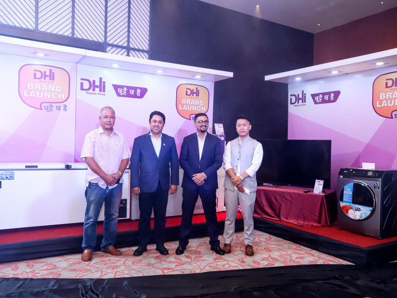 डीएचआई ब्रान्डका इलेक्ट्रोनिक्स तथा घरायसी उपकरणहरू नेपाली बजारमा 