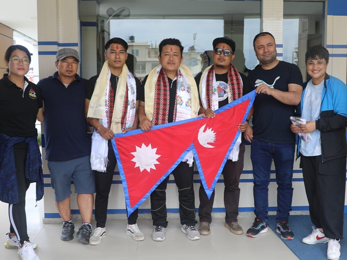 उमा कुङफुमा भाग लिन नेपाली टाेली इंग्ल्याण्ड जाँदै