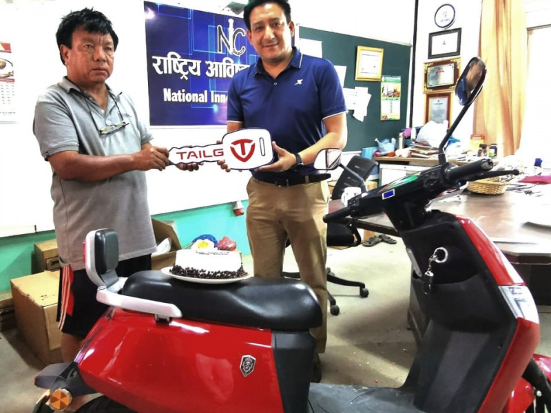 टेल्जी नेपालले आविष्कार केन्द्रलाई दियो इलेक्ट्रिक स्कुटर, एक्सचेञ्ज तथा नगद छुटको घोषणा