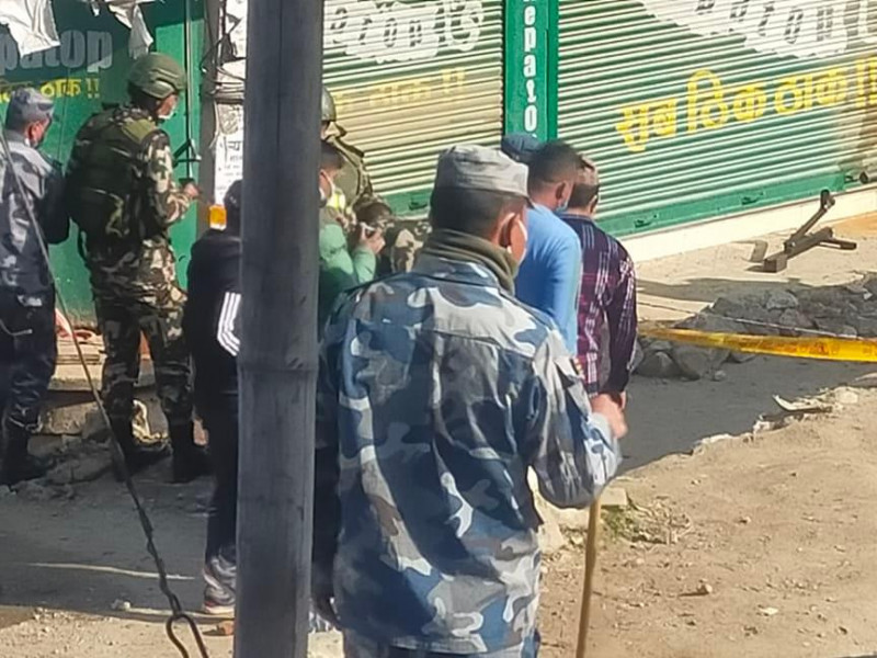कौशलटारमा भेटिएको शंकास्पद वस्तु सेनाद्वारा निष्क्रिय
