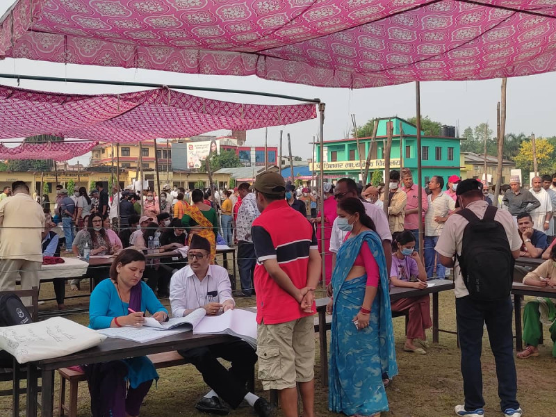 कैलालीमा अहिलेसम्म ४५ प्रतिशत मत खस्यो