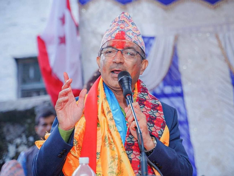 पोखरामा धनराज आचार्य विजयोन्मुख