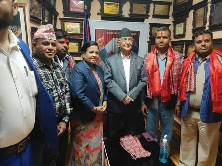 माओवादी नेता जाकिर हुसेन एमाले प्रवेश 