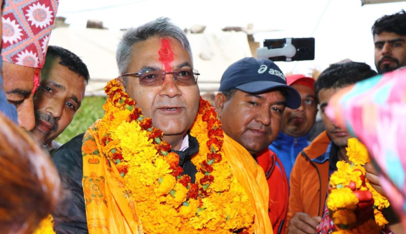 काभ्रे–२ मा एमालेका गाेकुल बाँस्कोटा निर्वाचित, हारे हुमागाईं