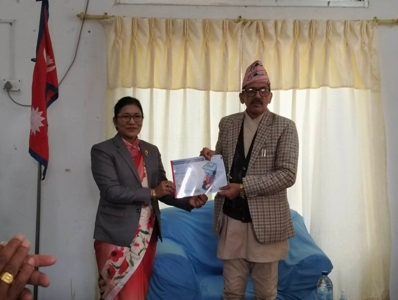 प्रदेश प्रमुख समक्ष निर्वाचन परिणाम प्रतिवेदन पेस 