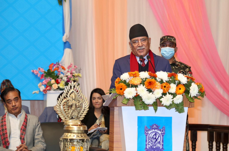 प्रधानमन्त्री दाहालले भने– कसैलाई पनि अहंकार गर्ने अभिमत जनताले दिएका छैनन्