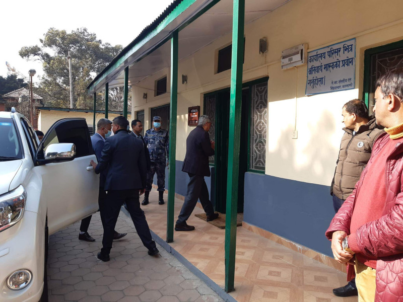 कांग्रेस संसदीय दलको कार्यालयमा विपक्षी दलहरूको बैठक 