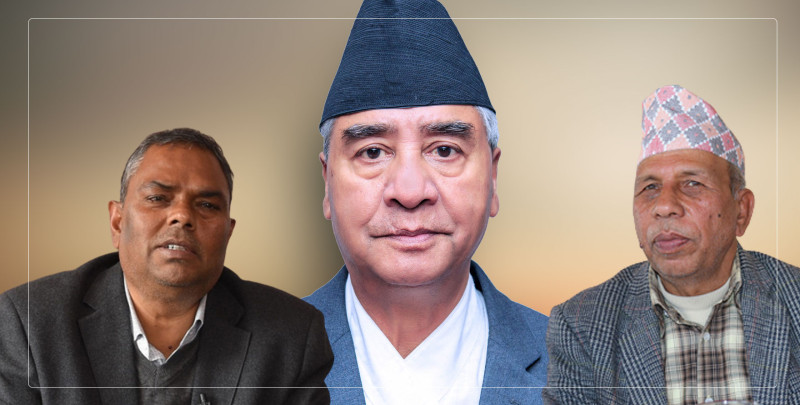 उपेन्द्र देउवा भेटेर फर्किए, नेकपा एसका नेता धुम्बाराहीमा 