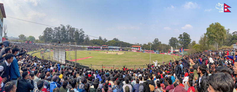 घरेलु दर्शकका अगाडि यूएईमाथि नेपालको सानदार जित (तस्वीरहरू) 