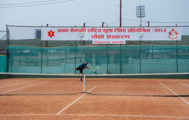 प्रधान सेनापति राष्ट्रिय टेनिस प्रतियोगिता सुरु