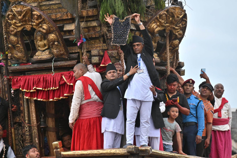 यसरी देखाइयो रातो मच्छिन्द्रनाथको भोटो (तस्वीरहरू)