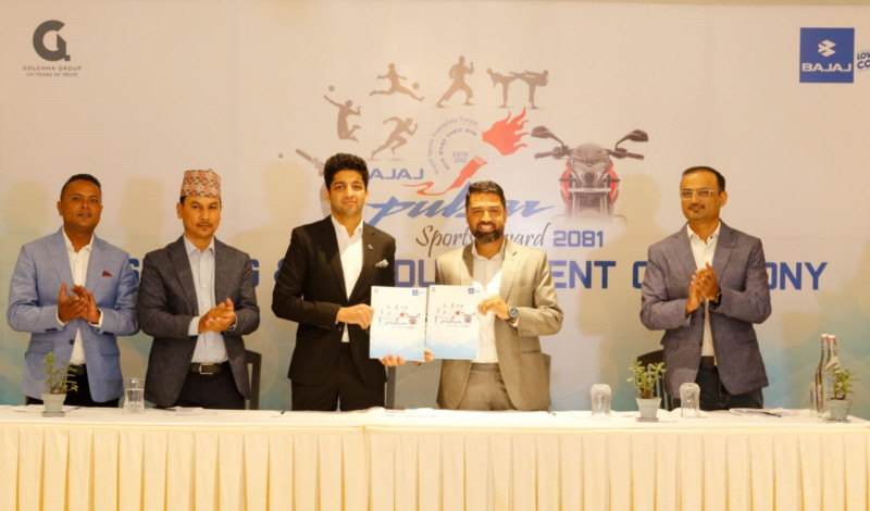 ‘एनएसजेएफ पल्सर स्पोर्ट्स अवार्ड २०८१’ भदौको अन्तिम साता पोखरामा हुँदै, सम्झौता पाँच वर्ष थपियो