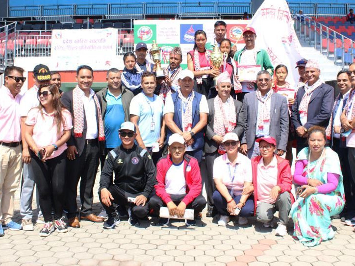 गण्डकी  प्रदेशस्तरीय राष्ट्रपति रनिङ शिल्डकाे पहिलो दिन स्याङ्जाकी खराललाई दुई स्वर्ण