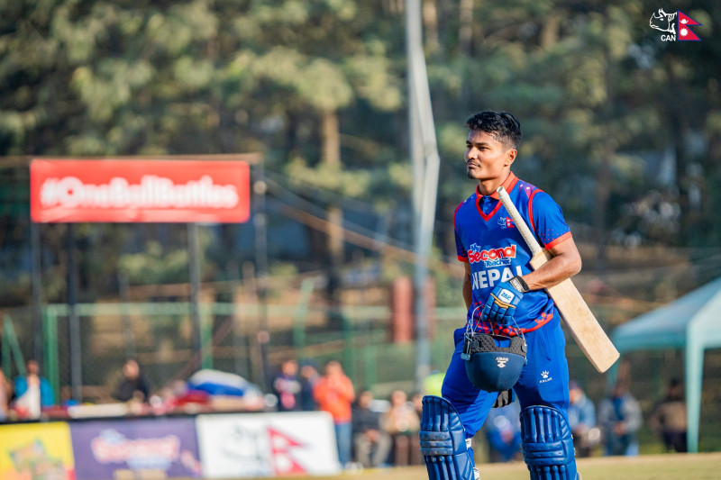 रोहितको अलराउन्ड प्रदर्शनमा नेपाललाई एक खेल अगावै क्यानडाविरुद्धको शृंखला 