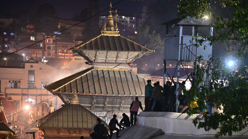 शिवरात्रीको पूर्वसन्ध्यामा यस्तो देखियो पाशुपत क्षेत्र (तस्वीरहरू) 