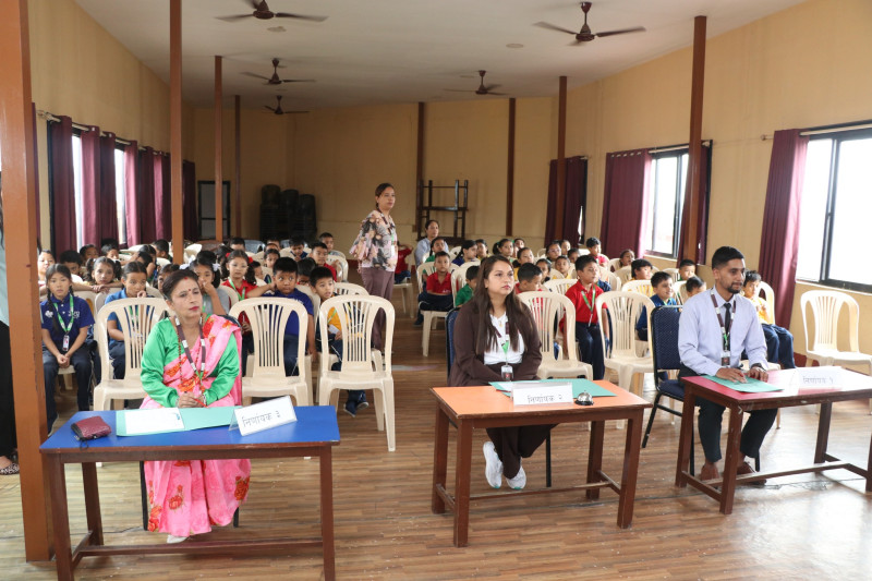 एपेक्स लाइफ स्कुलले मनायो २११ औँ भानुजयन्ती, १४ विद्यालयका २८ विद्यार्थी सहभागी