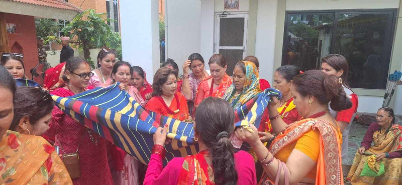 गौरा पर्व मनाउन परराष्ट्रमन्त्री राणा धनगढीमा 
