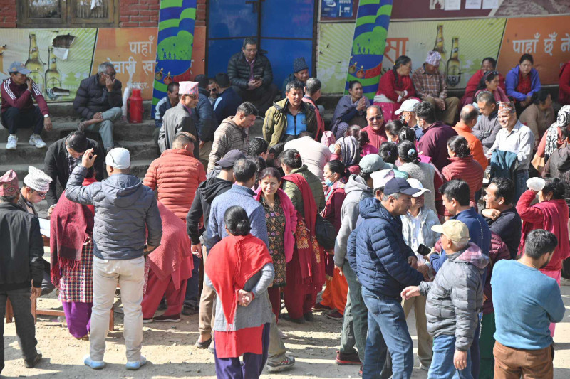 कीर्तिपुरमा धमाधम मतदान (फोटो फिचर) 