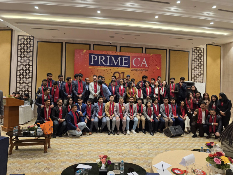 प्राइम सीएद्वारा २०२४ मा सीए बन्न सफल विद्यार्थीहरूलाई सम्मान