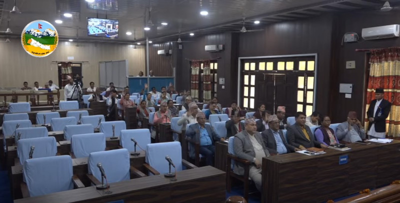विपक्षीको बहिष्कारका बीच सुदूरपश्चिममा स्थानीय तहसम्बन्धी विधेयक बहुमतले पारित