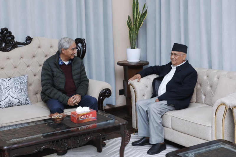जेनजी आन्दोलनपछि देउवा–ओलीबीच पहिलो भेट : दुई घण्टे बसाइमा के–के भयो ?