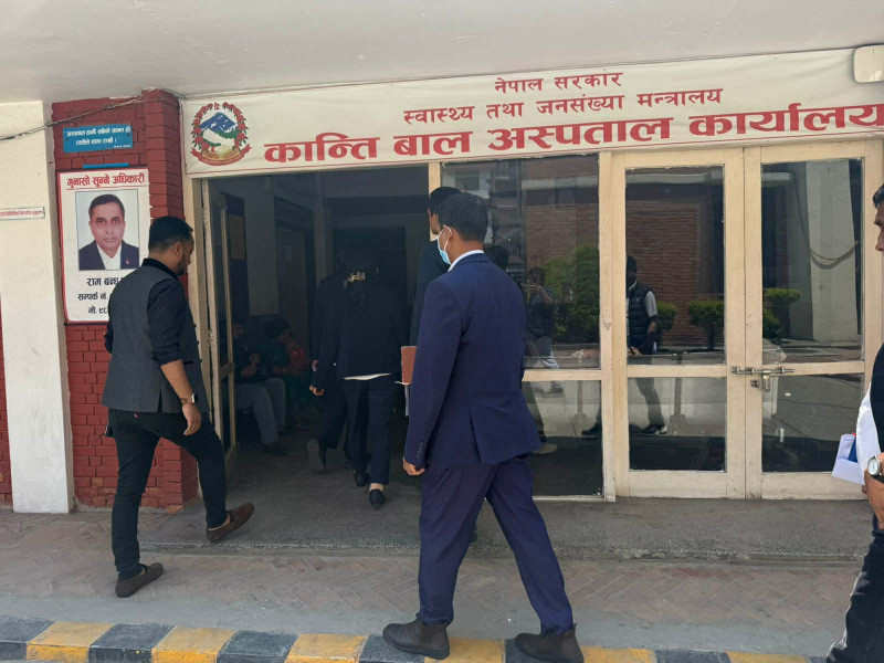 अस्पतालहरूमा स्वास्थ्य मन्त्रालयको अनुगमन, शासकीय सुधार कार्ययोजना कार्यान्वयनमा जोड