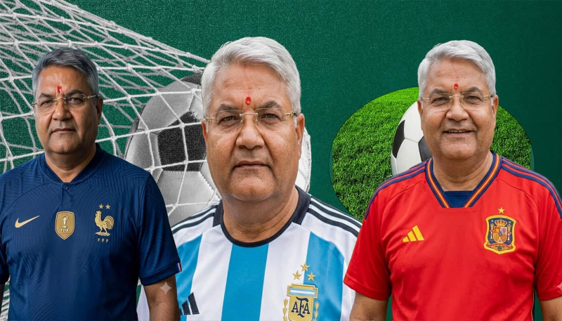अर्जेन्टिना, फ्रान्स र स्पेनको जर्सी लगाउँदै बाँस्कोटा भन्छन्– इटाली खै के भो, एमाले भइगो