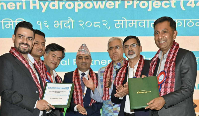 सानीभेरी हाइड्रोका लागि ७ अर्ब २० करोड लगानीको वित्तीय व्यवस्थापन सम्झौता 