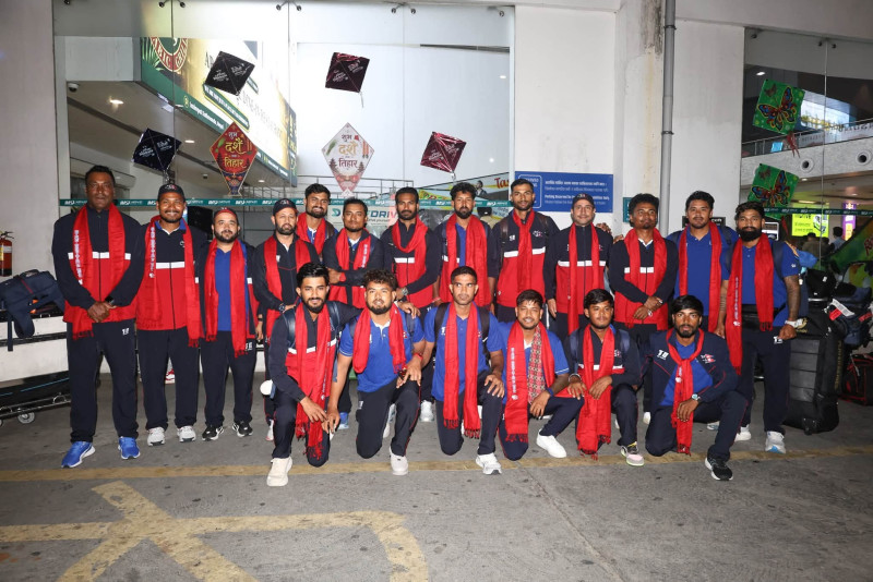 विश्वकप लिग–२ खेलेर नेपाली क्रिकेट टोली स्वदेश फर्कियो
