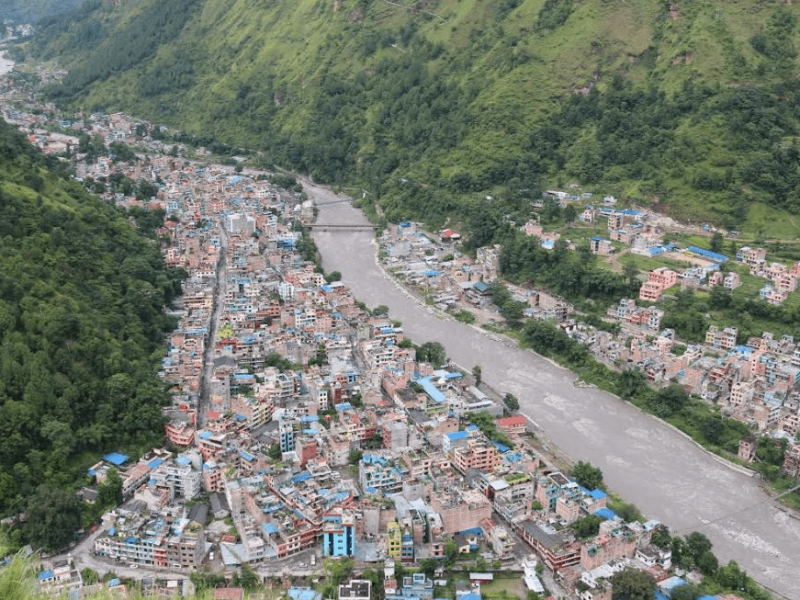पुरानै लयमा फर्किँदै छ ऐतिहासिक बेनी बजार