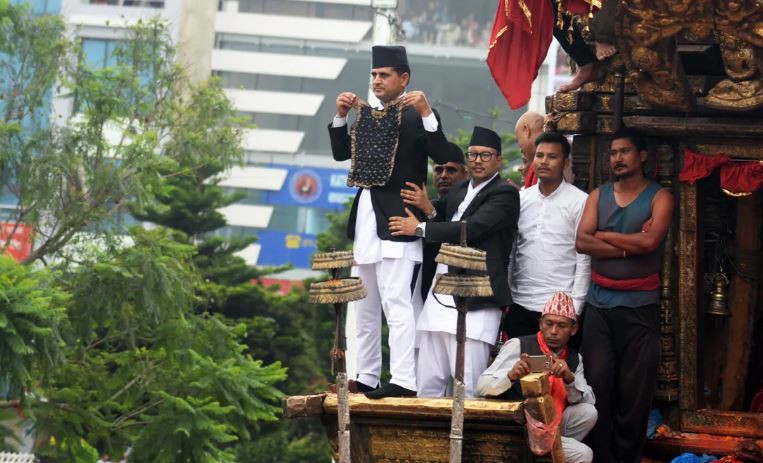 रातो मच्छिन्द्रनाथको भोटो  आइतबार देखाइने
