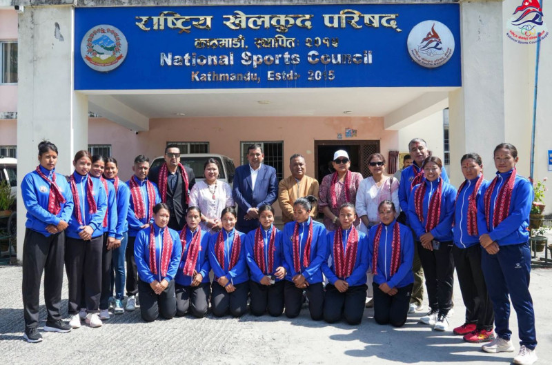 आईएचएफ महिला ह्यान्डबल ट्रफी खेल्न नेपाली टोली ढाका जाने