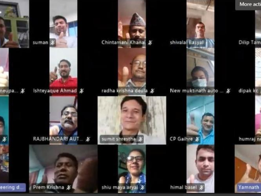 ६० हाइवे टेक्निसियनलाई सिप्रदीले दियो तीनहप्ते तालिम 