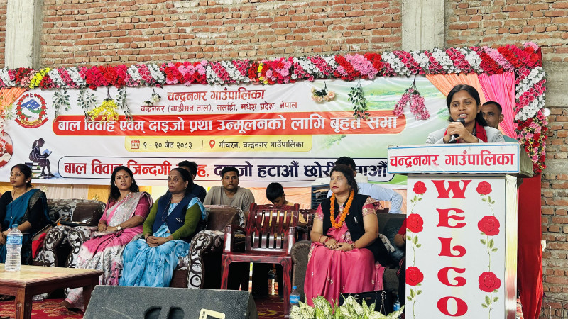दाइजो प्रथा र बालविवाहविरुद्ध निरन्तर लडिरहन्छु : उपसभामुख ठाकुर