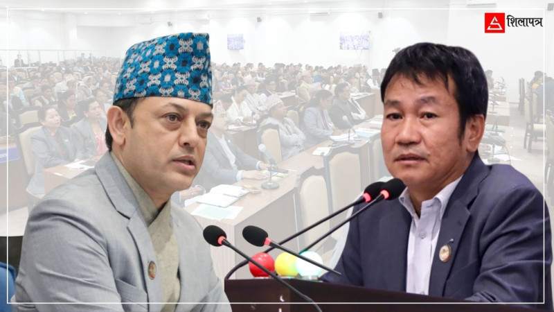 सभामुख अर्याल र हर्क साम्पाङ सदनमै आमनेसामने, हर्कलाई होला निलम्बन ?