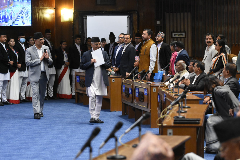 रास्वपा र राप्रपाद्वारा संसद बैठक बहिष्कार